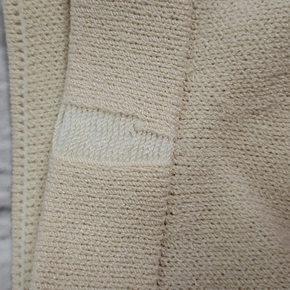 St. John Evening Vtg Pant & Tank Suit Winter Ivory Knit Small sz 2 See Details - Picture 9 of 12